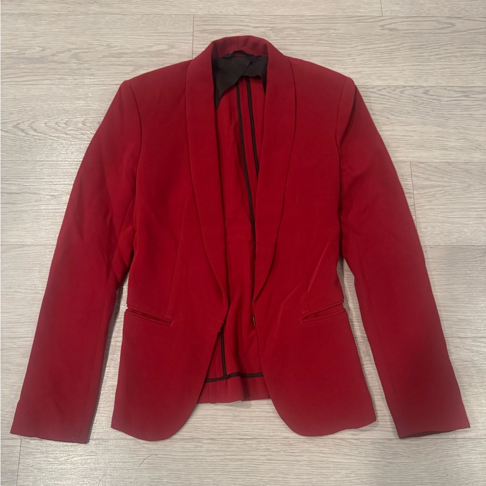 rag & bone Red Shawl Collar Blazer